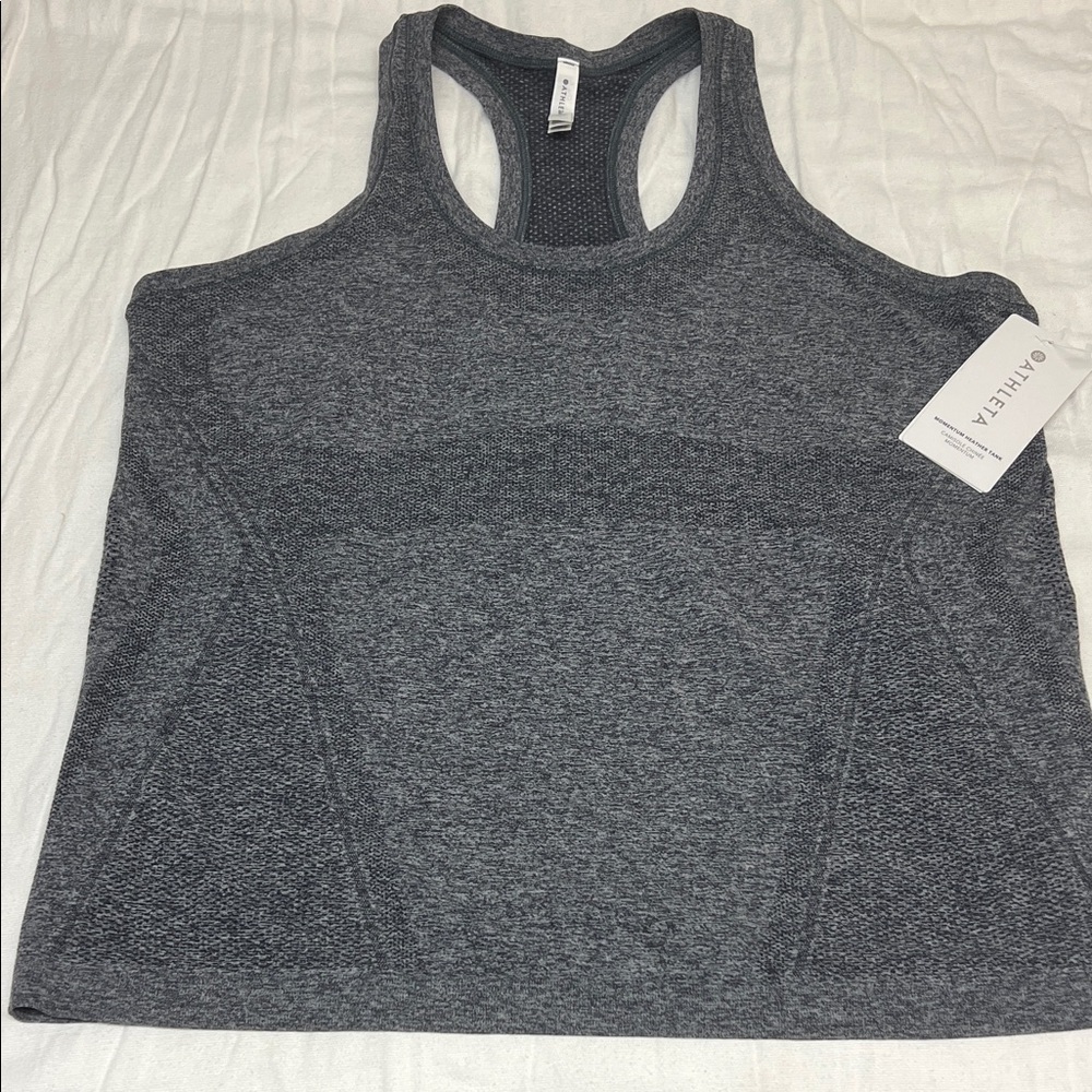 NWT Athleta Heather Gray Women's Tank Top Sz XL